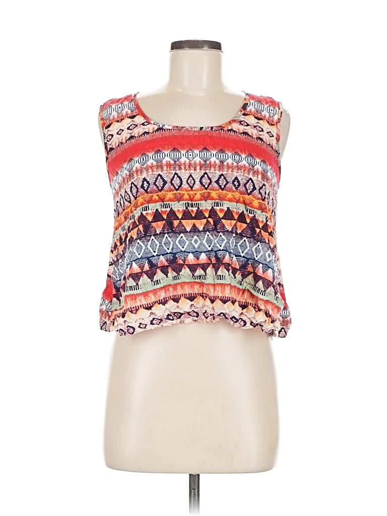 Pre-owned Eyeshadow Sleeveless Blouse In Red