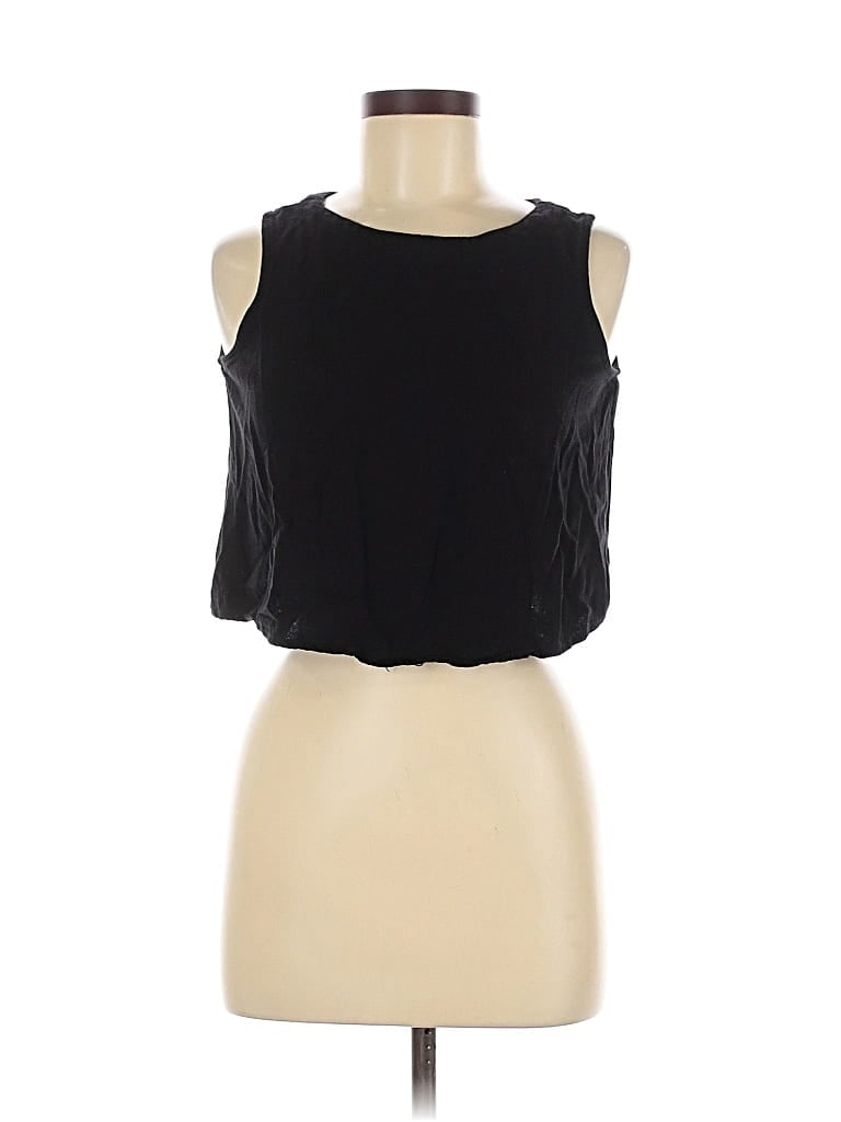 Pre-owned The Kooples Sleeveless Blouse In Black
