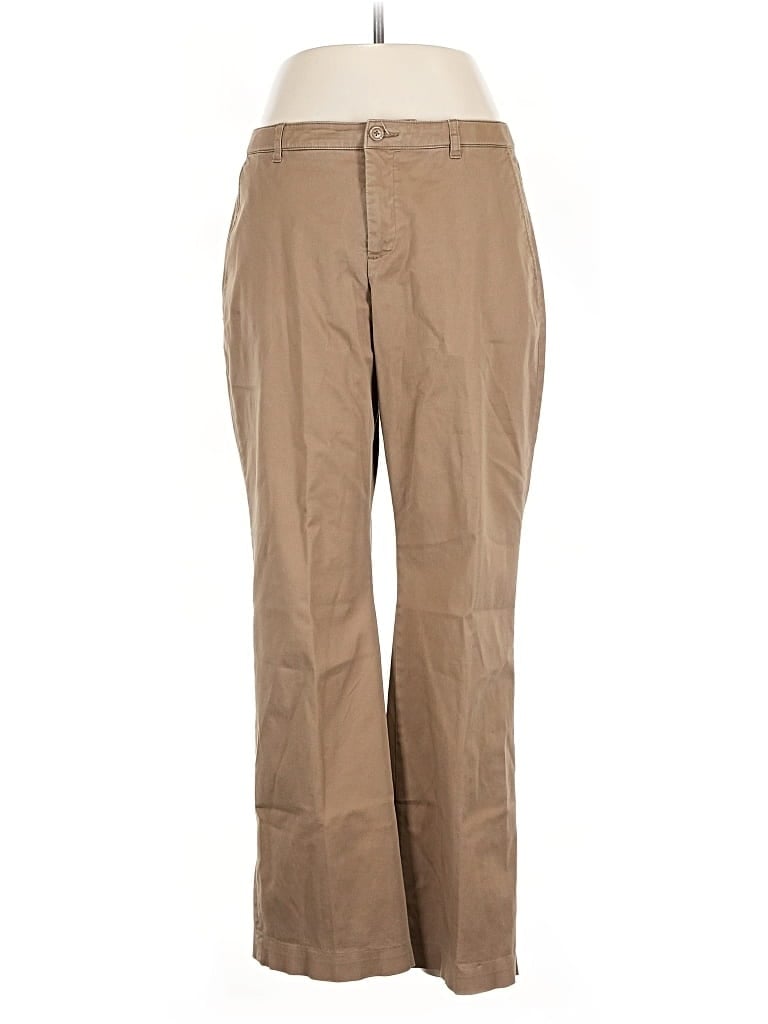 Pre-owned Coldwater Creek Khaki Pant In Brown