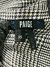 Paige Houndstooth Gray Long Sleeve Button-Down Shirt Size XS - photo 7