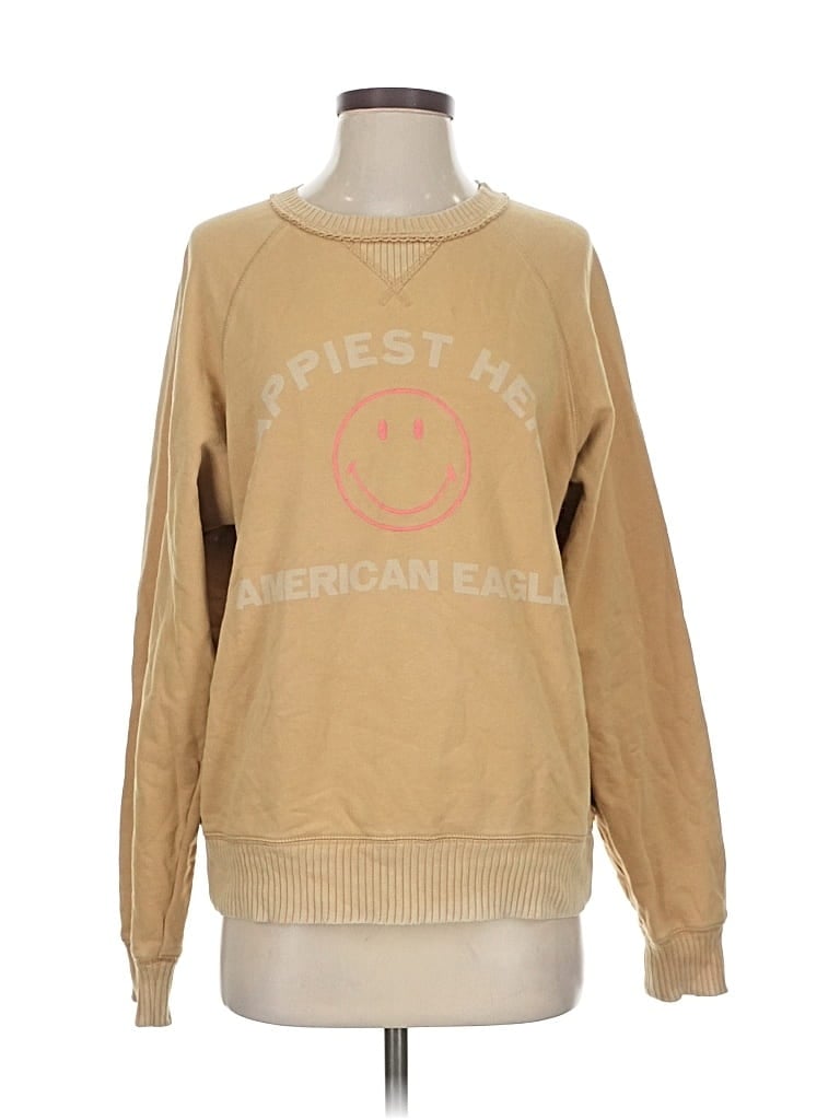 Pre-owned American Eagle Outfitters Sweatshirt In Brown