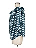 Octavia 100% Polyester Teal 3/4 Sleeve Blouse Size M - photo 5