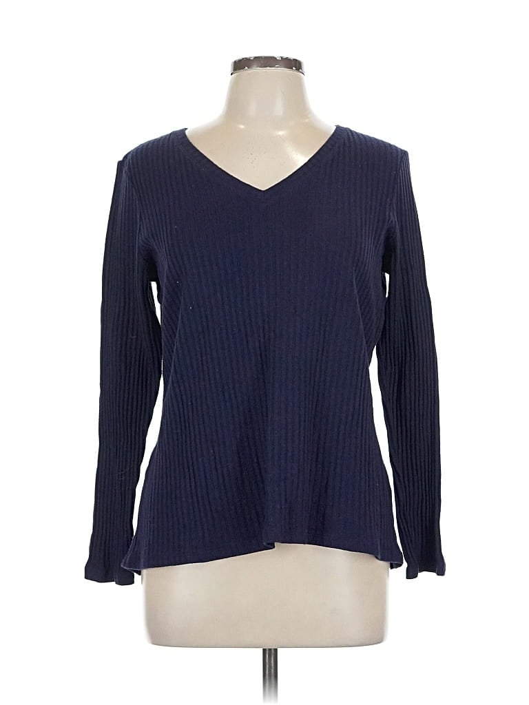 Pre-owned Gap Long Sleeve T-shirt In Blue