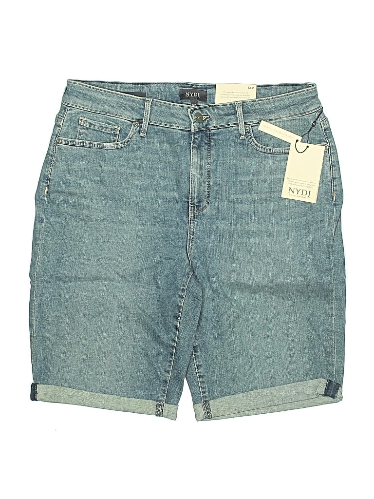 Pre-owned Nydj Denim Shorts In Blue