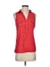 Outback Red 100% Polyester Red Sleeveless Blouse Size S - photo 1