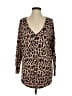 Joie Animal Print Brown Pullover Sweater Size XS - photo 1