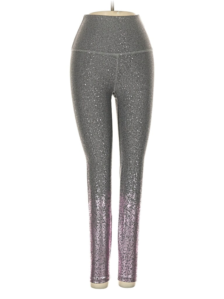 Pre-owned Beyond Yoga Active Pants In Silver