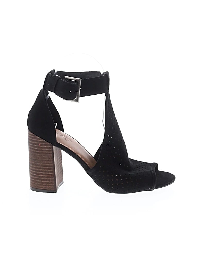 Pre-owned Universal Thread Ankle Boots In Black