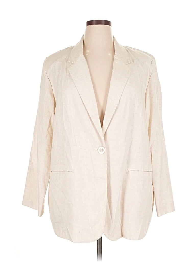 Pre-owned Sag Harbor Blazer Jacket In White