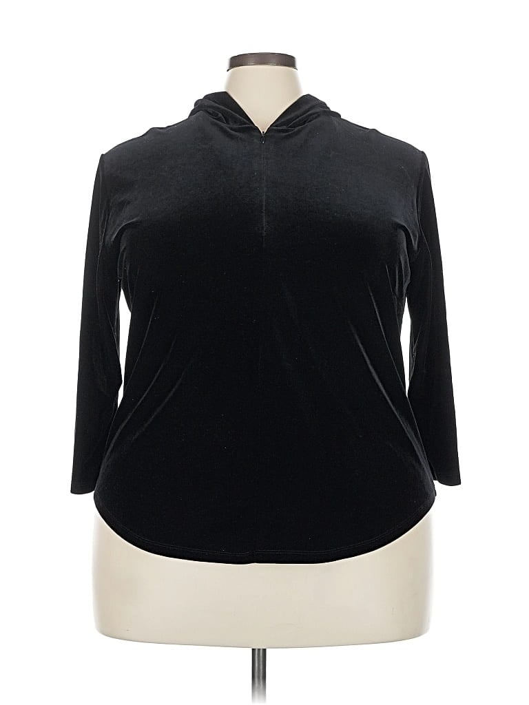 Pre-owned Jones New York Sport Cardigan Sweater In Black