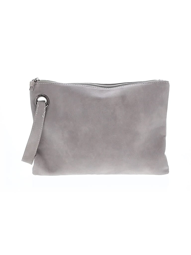 Pre-owned Unbranded Wristlet In Gray