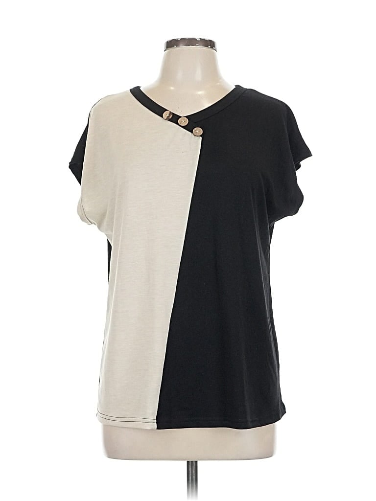 Pre-owned Unbranded Short Sleeve T-shirt In White