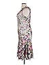 Komarov 100% Polyester Floral Gray Cocktail Dress Size XL (4) - photo 5