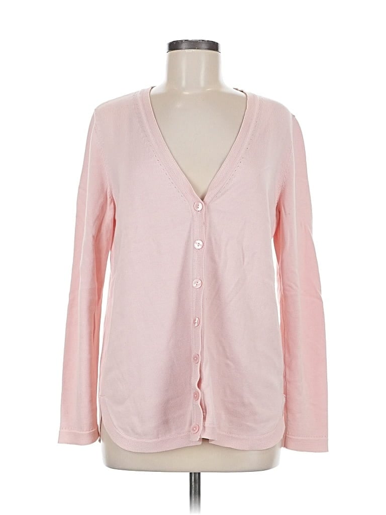 Pre-owned Talbots Cardigan Sweater In Pink