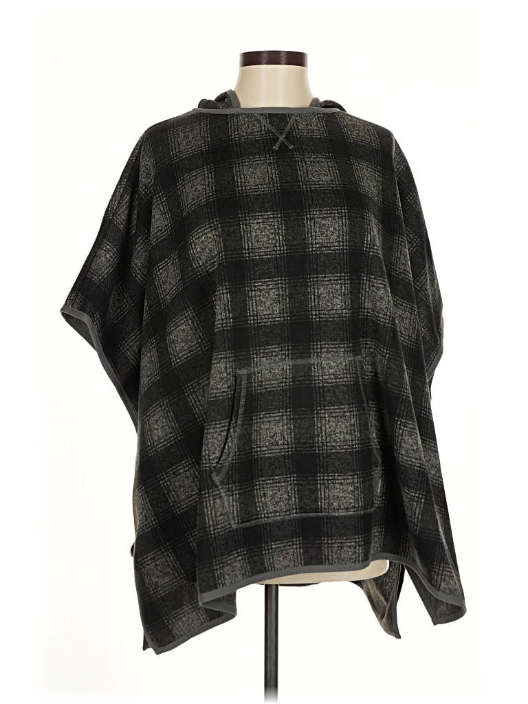 Pre-owned Eddie Bauer Poncho In Black