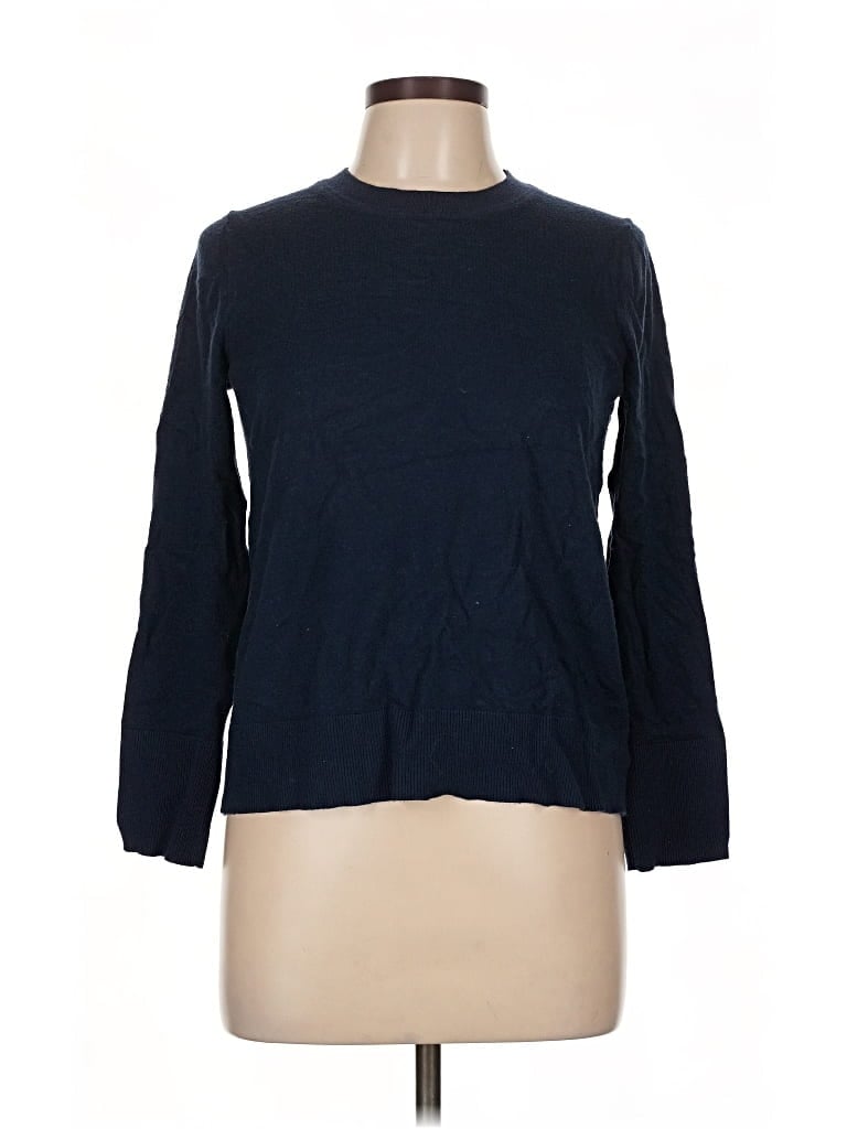 Pre-owned Free Assembly Pullover Sweater In Blue