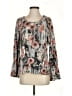 Dantelle Floral Gray Pullover Sweater Size S - photo 1