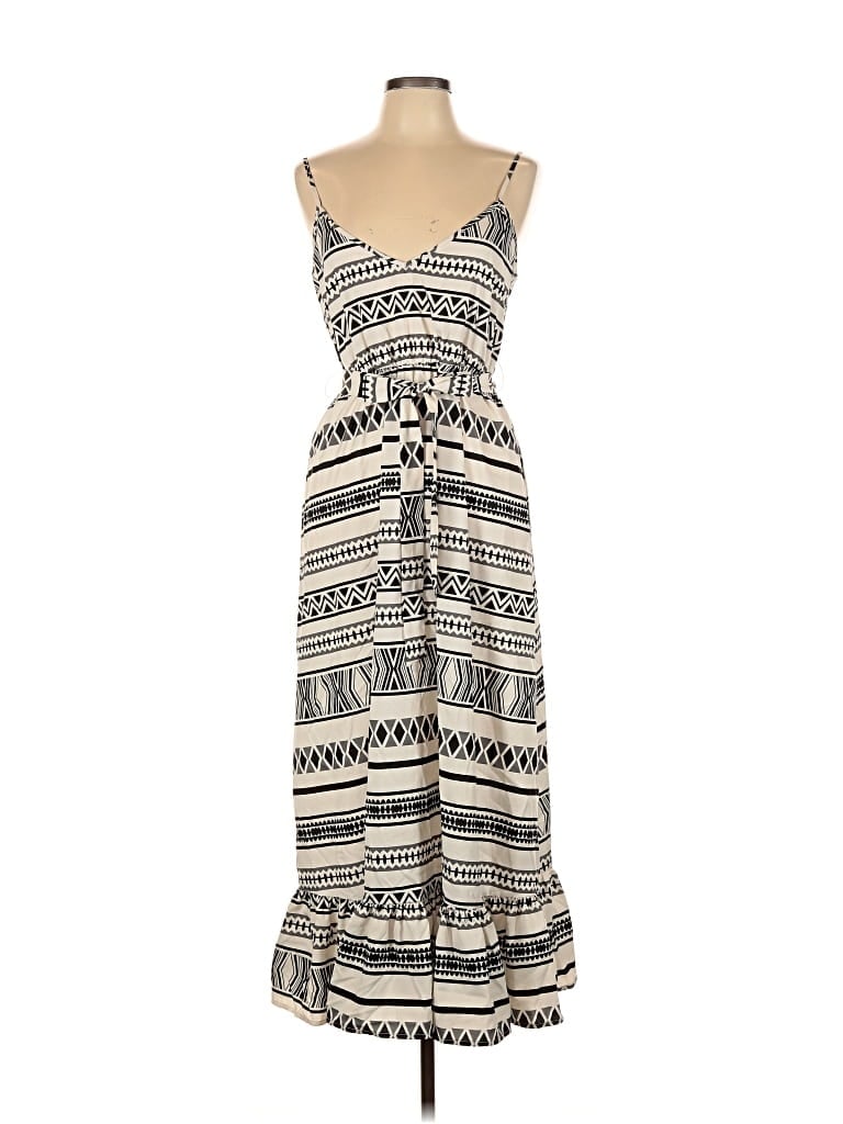 Pre-owned Shein Casual Dress In White