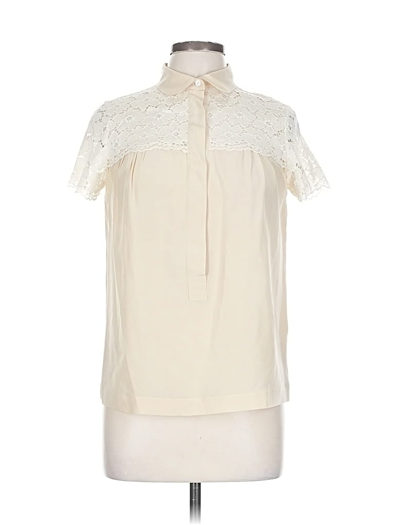 Pre-owned Weekend Max Mara Short Sleeve Blouse In Brown