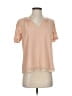 One September 100% Polyester Pink Short Sleeve Blouse Size S - photo 1