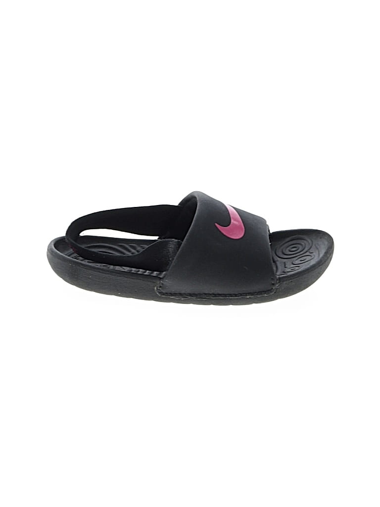 Pre-owned Nike Kids' Sandals In Black