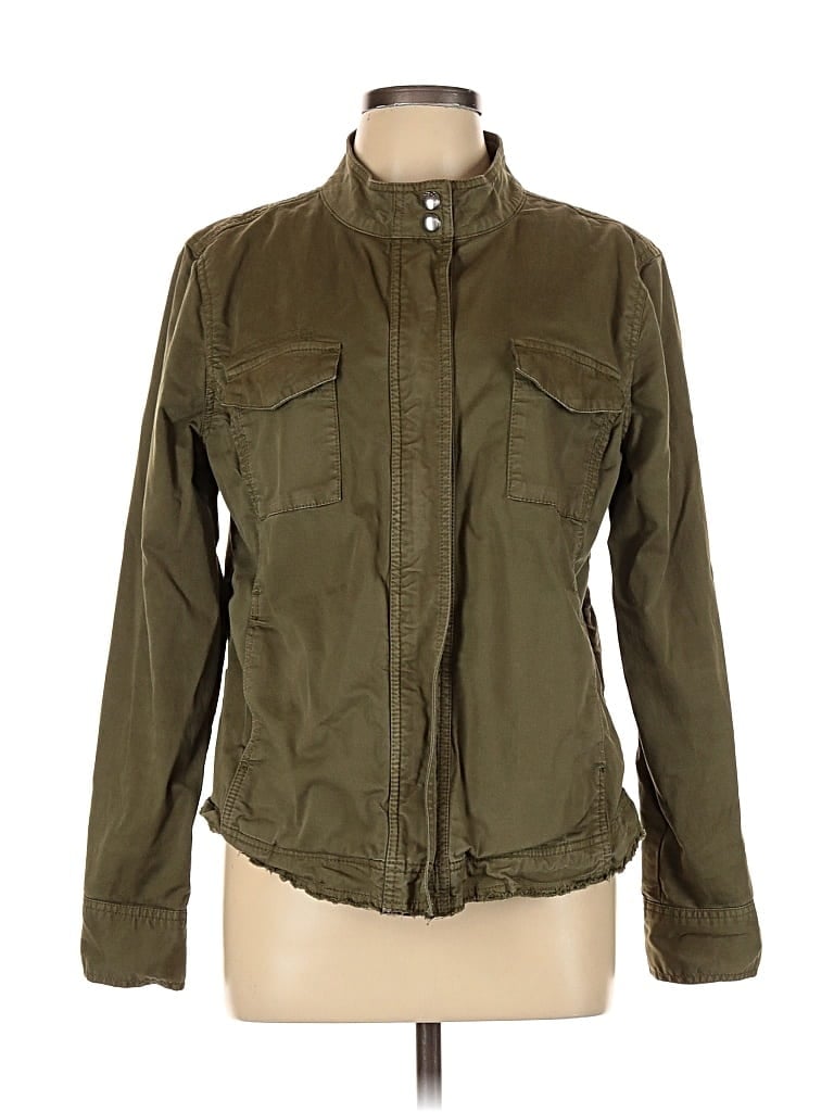 Pre-owned Hinge Jacket In Green