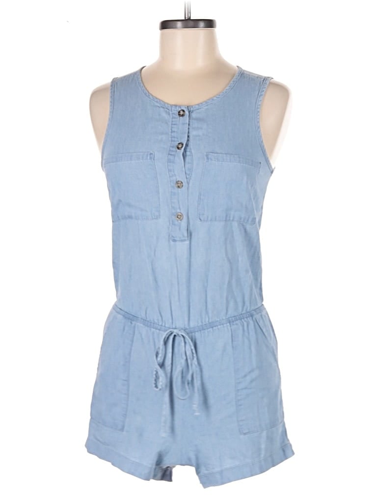Pre-owned Mimi Chica Romper In Blue