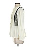 NANETTE Nanette Lepore 100% Polyester Solid Ivory Long Sleeve Blouse Size XS - photo 5