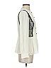 NANETTE Nanette Lepore 100% Polyester Solid Ivory Long Sleeve Blouse Size XS - photo 4