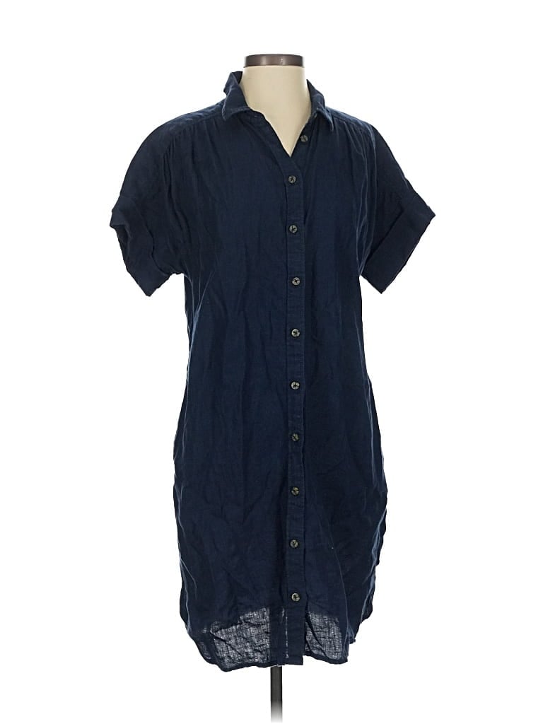 Pre-owned Baird Mcnutt For J.crew Casual Dress In Blue