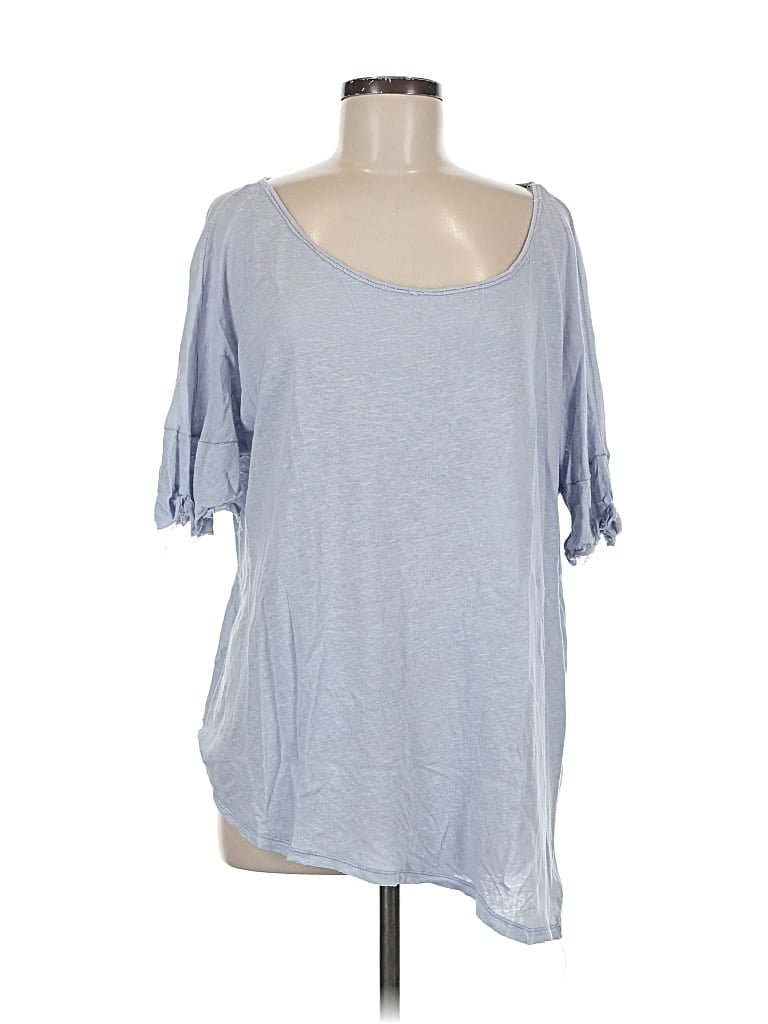 Pre-owned We The Free 3/4 Sleeve T-shirt In Blue