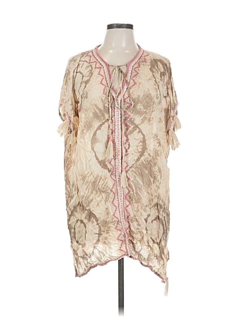 Pre-owned Skemo Kimono In Brown