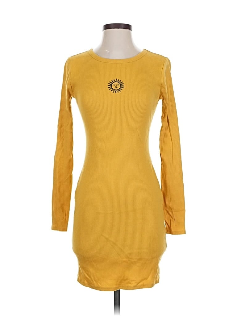 Pre-owned Wild Fable Casual Dress In Yellow