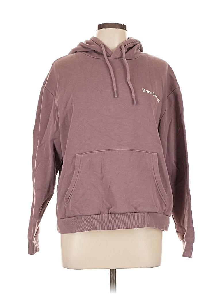 Pre-owned Assorted Brands Pullover Hoodie In Pink