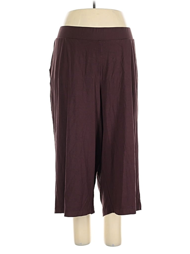 Pre-owned Universal Standard Active Pants In Burgundy