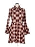 Peruvian Connection Plaid Brown Casual Dress Size 12 - photo 1