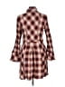 Peruvian Connection Plaid Brown Casual Dress Size 12 - photo 2