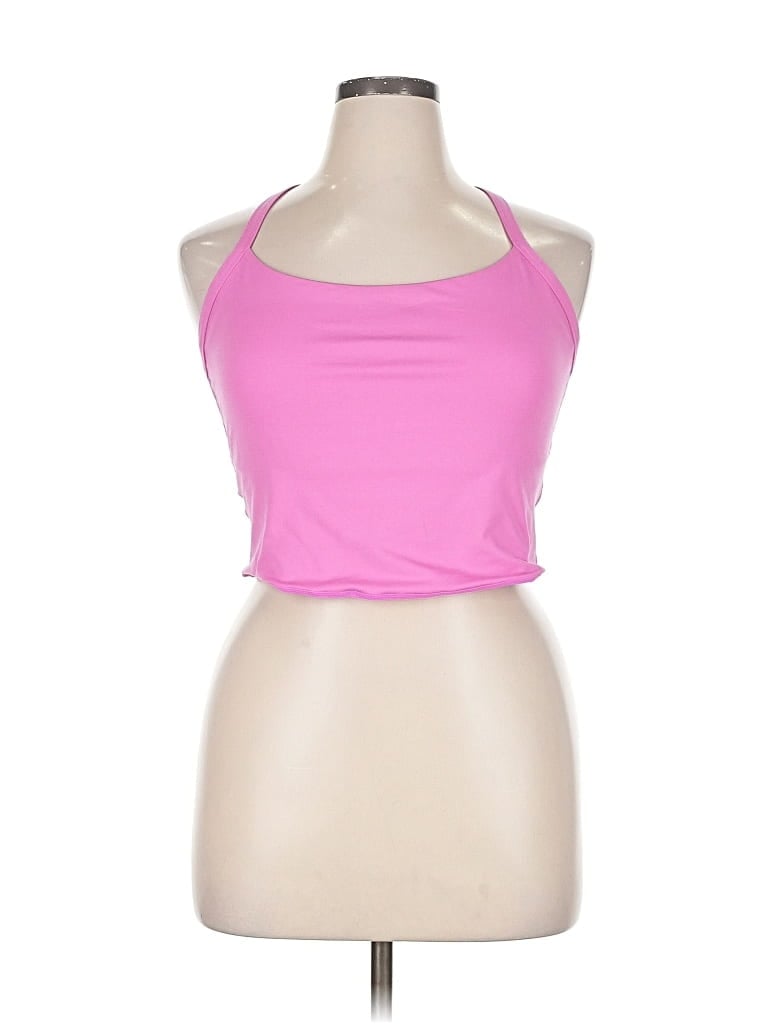 Pre-owned Savage X Fenty Tank Top Pink Halter Neckline Tops