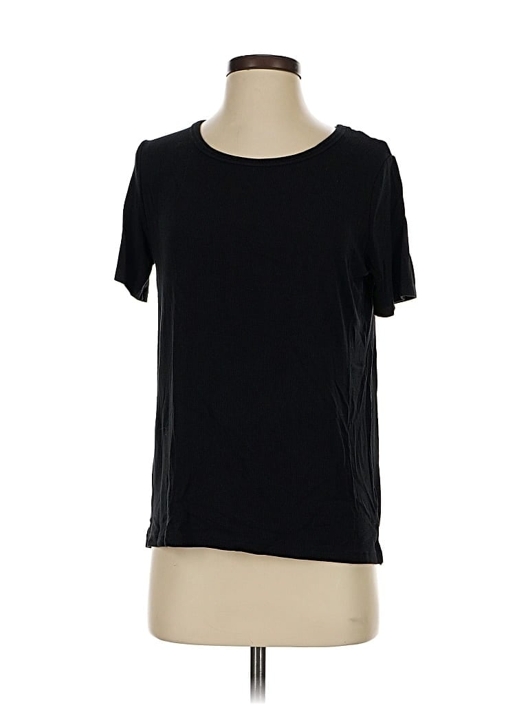Pre-owned Cozy Earth Short Sleeve T-shirt In Black