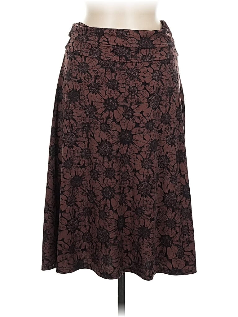 Pre-owned Lularoe Casual Skirt In Brown