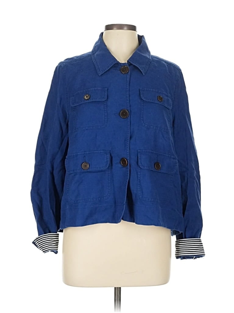 Pre-owned Broome Street Kate Spade New York Jacket In Blue