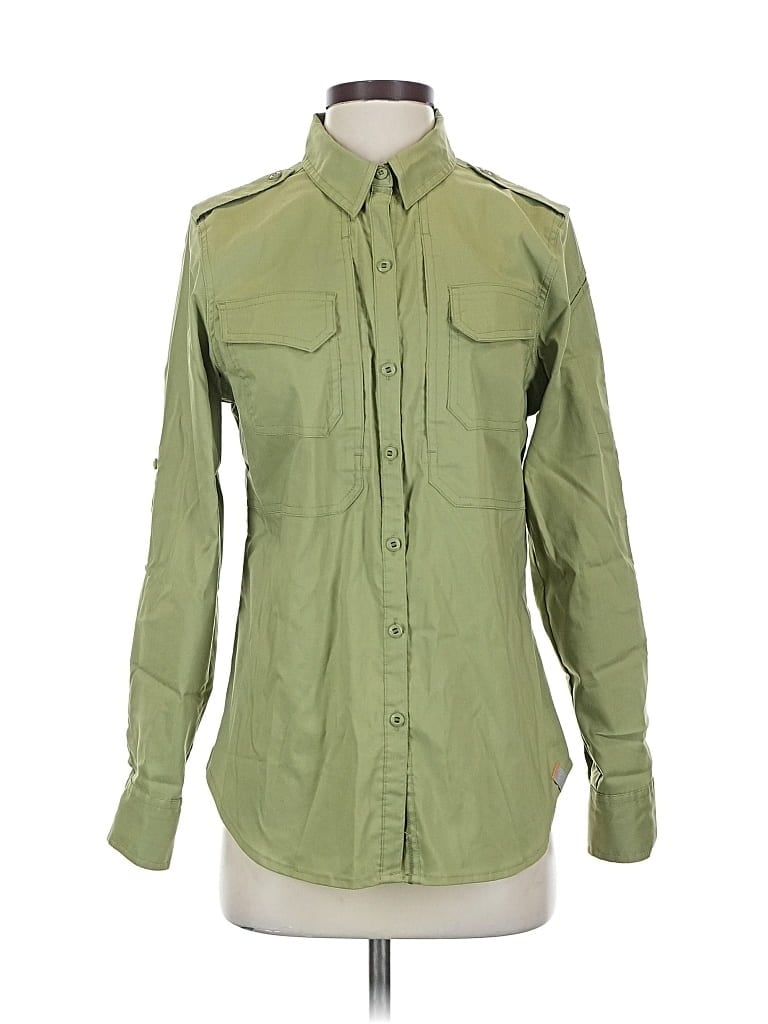 Pre-owned 5.11 Tactical Series Long Sleeve Blouse In Green