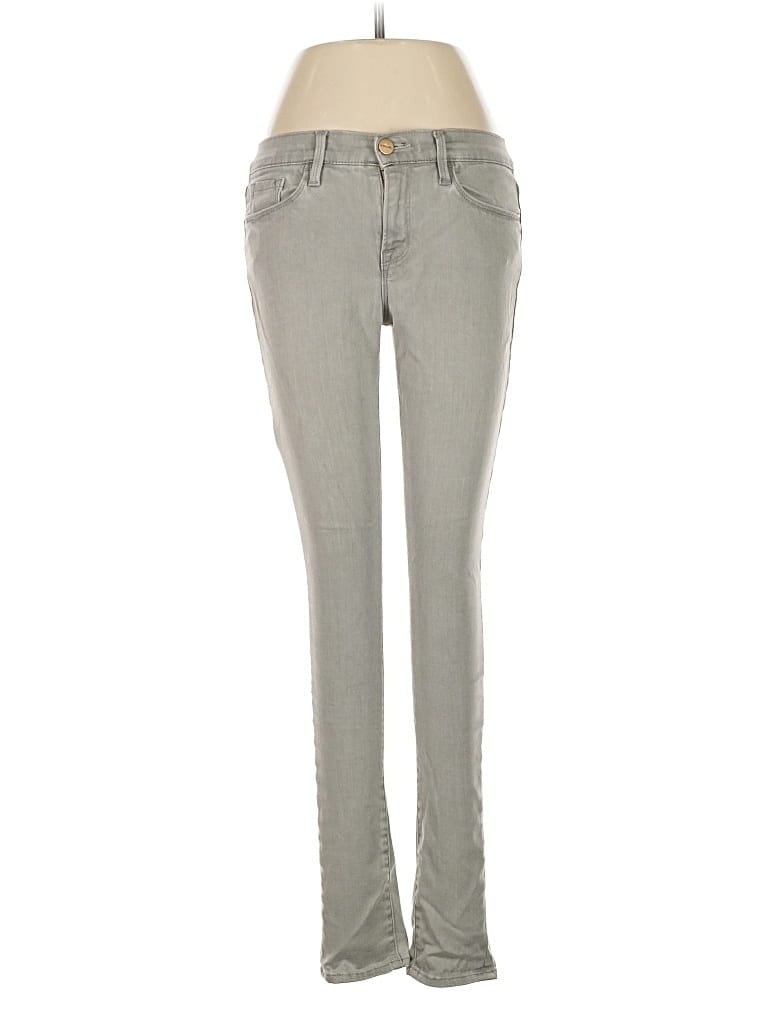 Pre-owned Frame Jeans In Gray
