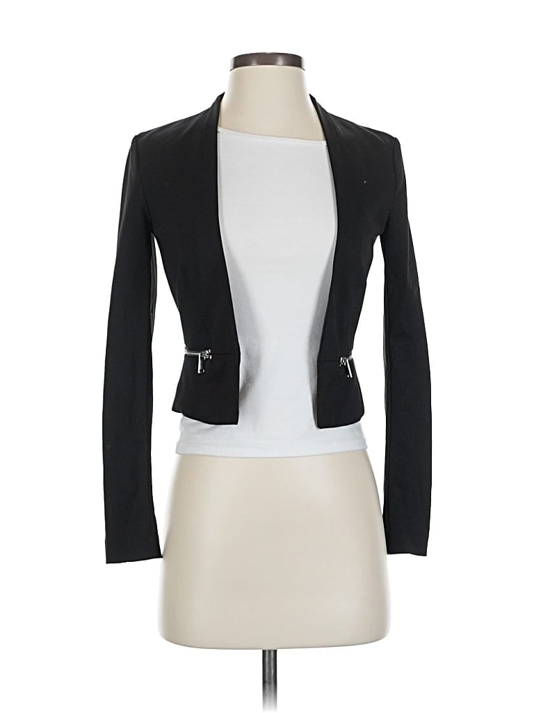 Pre-owned Divided By H&m Blazer Jacket In Black