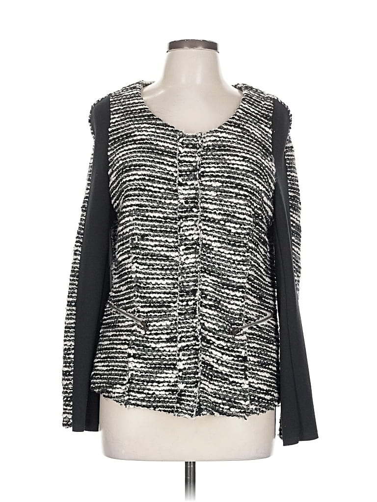 Pre-owned Red Saks Fifth Avenue Blazer Jacket In Black