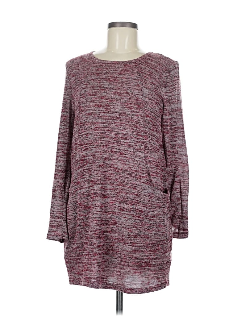 Pre-owned Papillon Casual Dress In Burgundy