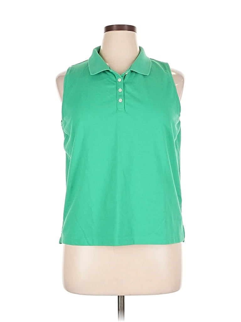 Pre-owned J.crew Factory Store Sleeveless T-shirt In Green