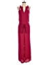 BCBGMAXAZRIA 100% Polyester Solid Burgundy Red Jumpsuit Size XS - photo 1