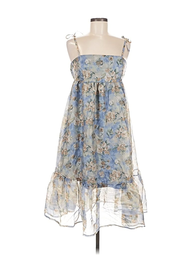 Pre-owned Wild Fable Cocktail Dress In Blue