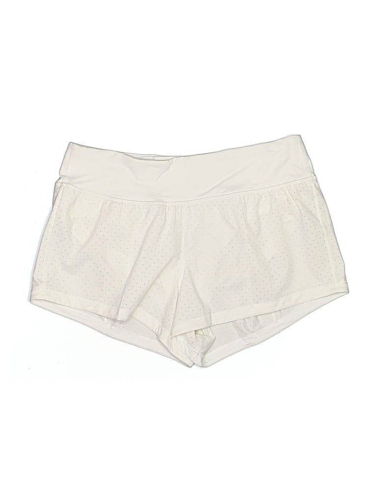 Pre-owned Lululemon Athletica Athletic Shorts In White